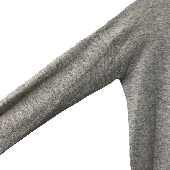 Acrobat Womens Gray Wool Cashmere Front Asymmetric Split Sweater Size Small - Picture 4 of 6